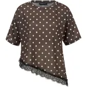 Cloud 5ive Camisa castanho / branco