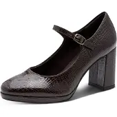 Tamaris Sapatos de salto castanho escuro