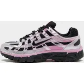 Nike Sapatilhas baixas 'P-6000' cor-de-rosa / preto / prata