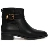 Michael Kors para mulher. 40T6RCFE5L Botins de Couro Rachel preto (38), 1 a 3cm, Zíper, Casual, Clássico