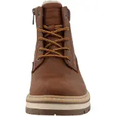 Tom Tailor Botas com atacadores castanho