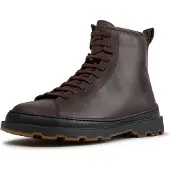 Camper para homem. K300533-014 Botins de pele Brutus+ multicolor (44), Couro, Marrom, Plano, Nenhum, Casual