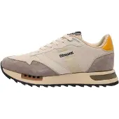 Blauer.USA Sapatilhas baixas castanho / amarelo pastel / laranja / preto