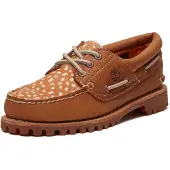 Timberland para mulher. TB0A2GNVANR1 Náuticos de couro Authentic marrom (40 W), Plano, Cordão, Casual
