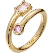Haze&Glory Anel 'Luna Rose' ouro