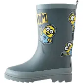 Next Bota de borracha 'Minions' amarelo / cinzento escuro / preto / branco