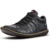 Camper para homem. K300479-010 Sapatilhas de pele Beetle preto (39), Couro, Plano, Cordão, Casual