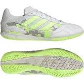 Adidas Chuteira 'Super Sala III' taupe / cinzento escuro / lima / branco