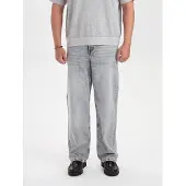 Dxnmxrk Calças de ganga 'DXHector Relaxed Fit Jeans Grey' cinzento