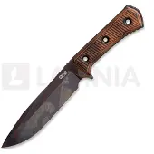 Trc knives Faca Apocalypse Elmax Post Apo Finish, Torched Micarta