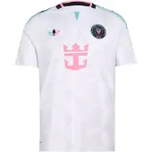 Adidas Camisola de futebol 'Inter Miami CF 2026 Messi' turquesa / cor-de-rosa / preto / branco