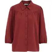 We fashion Blusa castanho ferrugento