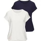 Vivance Camisa azul / offwhite
