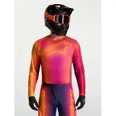 Alpinestars Fluid Kepler Homem MX Jersey Laranja L homens
