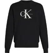 Calvin Klein Jeans Sweatshirt cinzento / preto / branco
