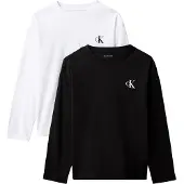 Calvin Klein Jeans Camisola preto / branco