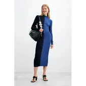 Desigual Vestido azul noturno / azul escuro