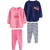Next Conjuntos navy / pitaya / branco