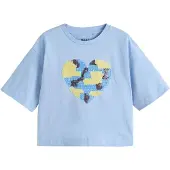 Next Camisola azure / azul claro / chocolate / amarelo pastel