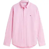 Tommy Hilfiger Camisa 'Flex' rosa / branco