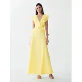 BWLDR Vestido 'Deri' amarelo