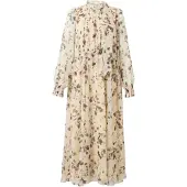 Marc Cain Vestido bege / castanho / chocolate