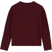 We fashion Casaco de malha carmesim
