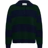 My Essential Wardrobe Pullover 'MWJola' navy / verde escuro