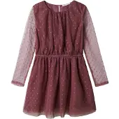 Name it Vestido Curto De Manga Comprida Vabos