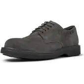 Camper para homem. K100998-010 Sapatos de pele com atacadores Norman multicolor (42), Couro, Plano, Cordão, Casual, Cinza