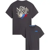 The North Face Camisa 'Retro Trail' ecru / azul / grafite / vermelho