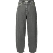 Selected Calças de ganga 'SLWBARREL BEA-KORI' cinzento denim