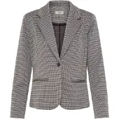Fransa Blazer azul / cappuccino / castanho escuro