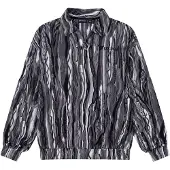 Carlo colucci Camisa cinzento / cinzento escuro / preto / branco