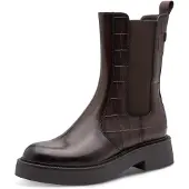 Tamaris Botas chelsea castanho escuro