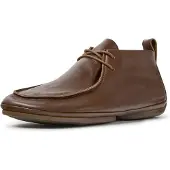 Camper para mulher. K400805-005 Sapatos de pele Right Nina castanhos (40), Couro, Marrom, Plano, Cordão, Casual