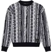 Carlo colucci Pullover cinzento claro / cinzento escuro / preto / branco