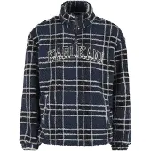 Karl kani Pullover 'Victorian' azul escuro / preto / branco