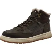 Mustang Botas com atacadores castanho escuro