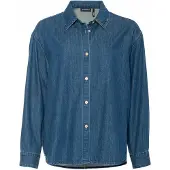 Elias Blusa 'Nathy' bege escuro / azul ganga / conhaque