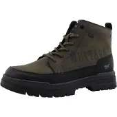 Mustang Botas com atacadores oliveira / preto