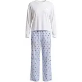 Tommy Hilfiger Underwear Pijama 'Essential' navy / azul claro / branco