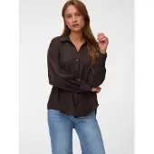 Vero Moda Blusa 'VMMelaney' castanho escuro