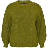 Zizzi Pullover 'Cavista' verde mosqueado