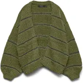 Vero Moda Casaco de malha 'VMMAYBE' verde / verde escuro