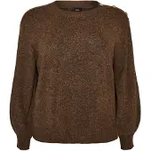 Zizzi Pullover 'CAVISTA' castanho