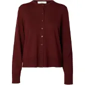 Selected Casaco de malha 'SLFThea' vermelho