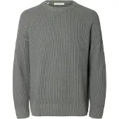Selected Pullover 'SLMBRaun' cinzento