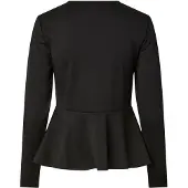 Pieces Camiseta De Manga Comprida Alisa Peplum