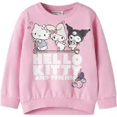Name it Sweatshirt 'NMFAbara Hellok' ouro / rosa claro / preto / branco